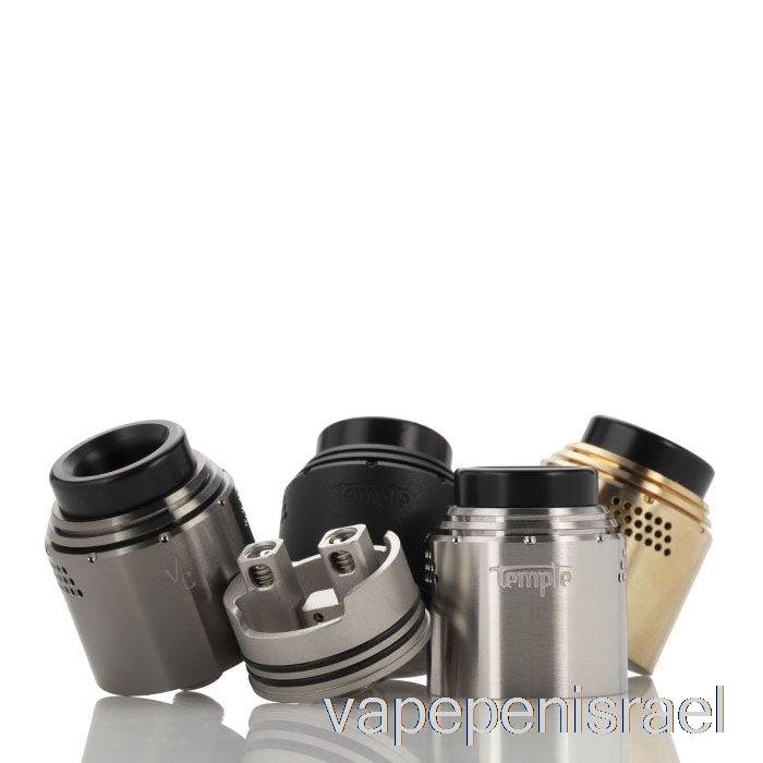 חד פעמי Vape Israel Vaperz מקדש ענן 25mm Rda 28mm - שחור מט